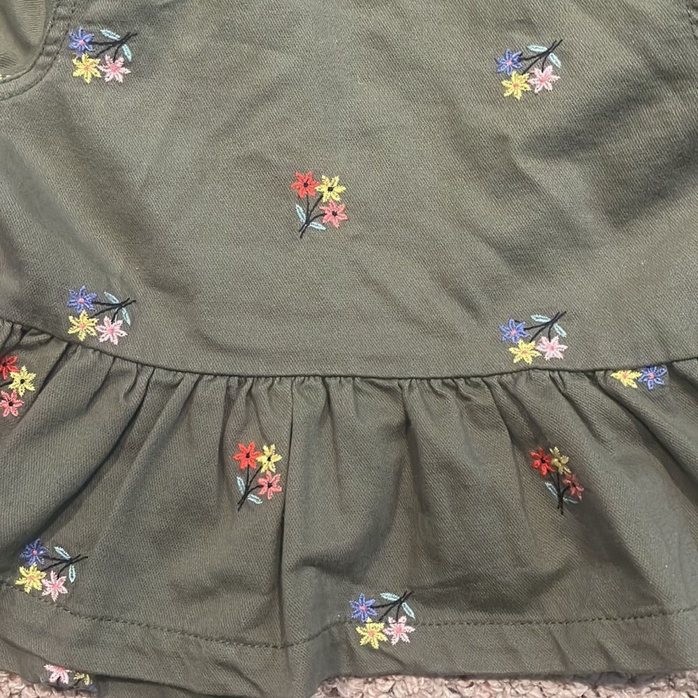 EUC 18-24 Month Gap Floral Peplum Jacket - Picture 4 of 4